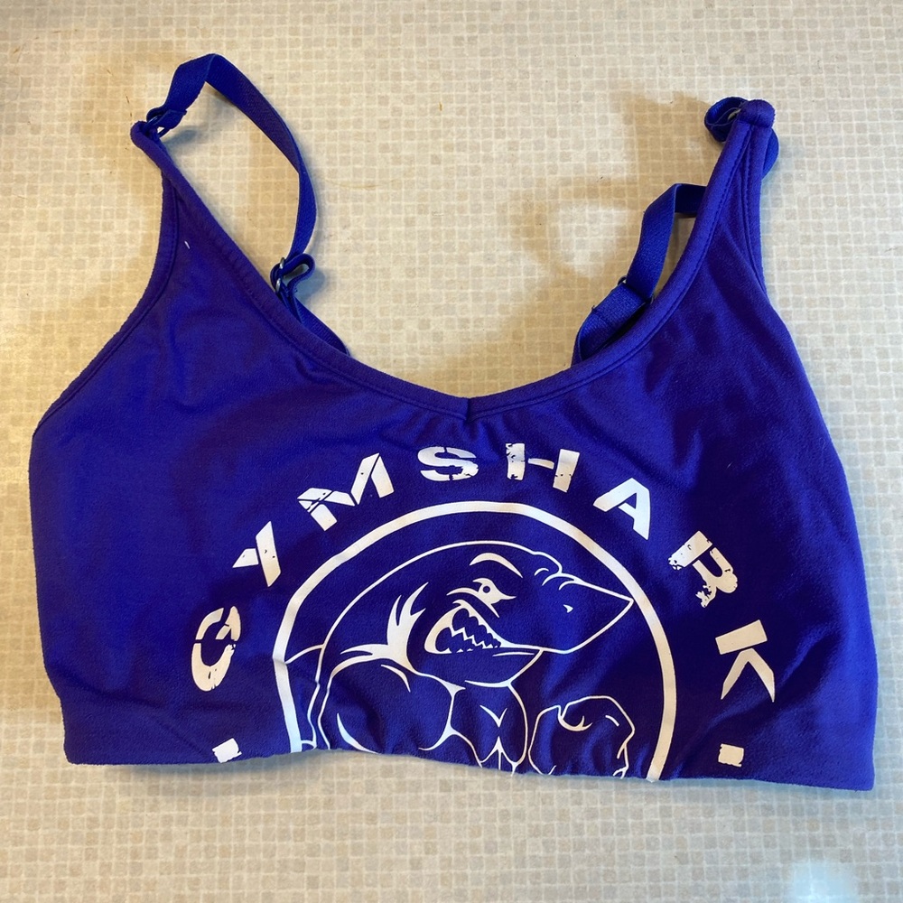 Gymshark cobalt blue legacy bra
